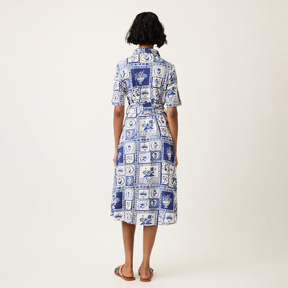 Vera Short Sleeve Dress | Lyon Tile