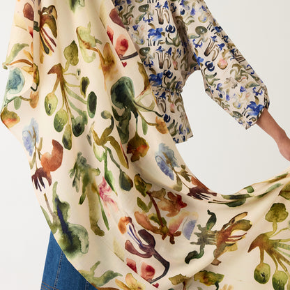 Wool Scarf | Watercolour Collage