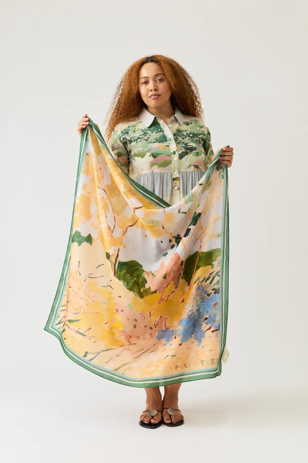 Silk Scarf| Sunny Clearing