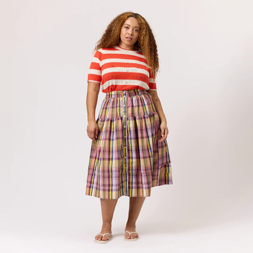 Coco Pintuck Skirt | Acid Check