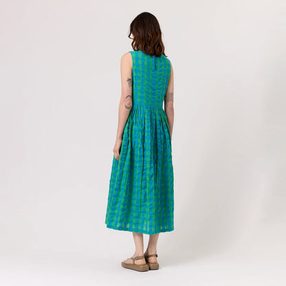 Khai Dress | Verdant Check