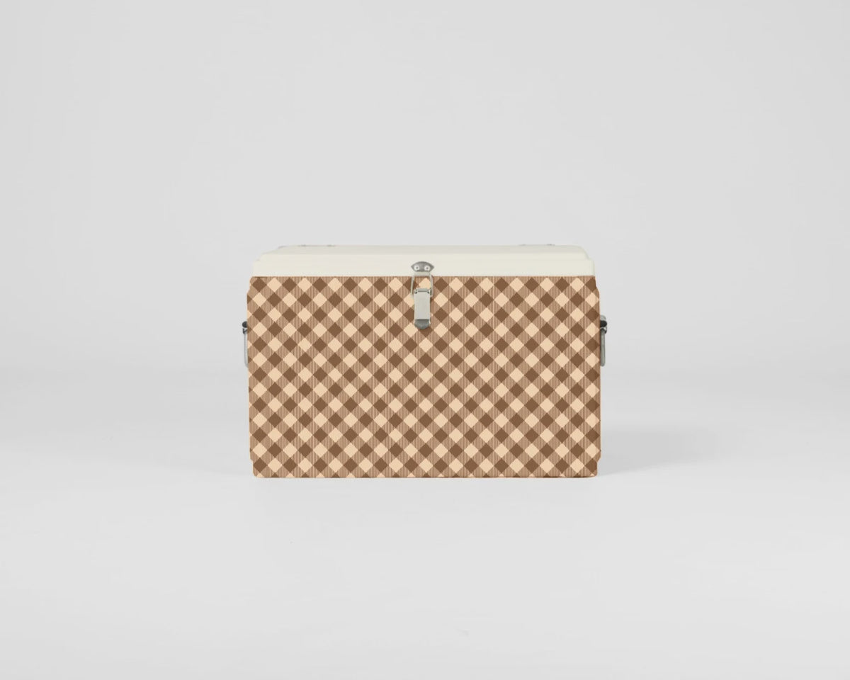 Chilly Bin | Caramel Gingham