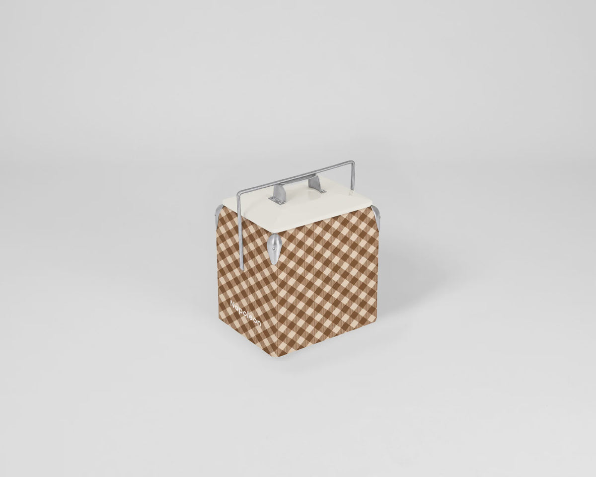 Mini Chilly Bin | Caramel Gingham