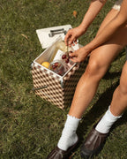Mini Chilly Bin | Caramel Gingham