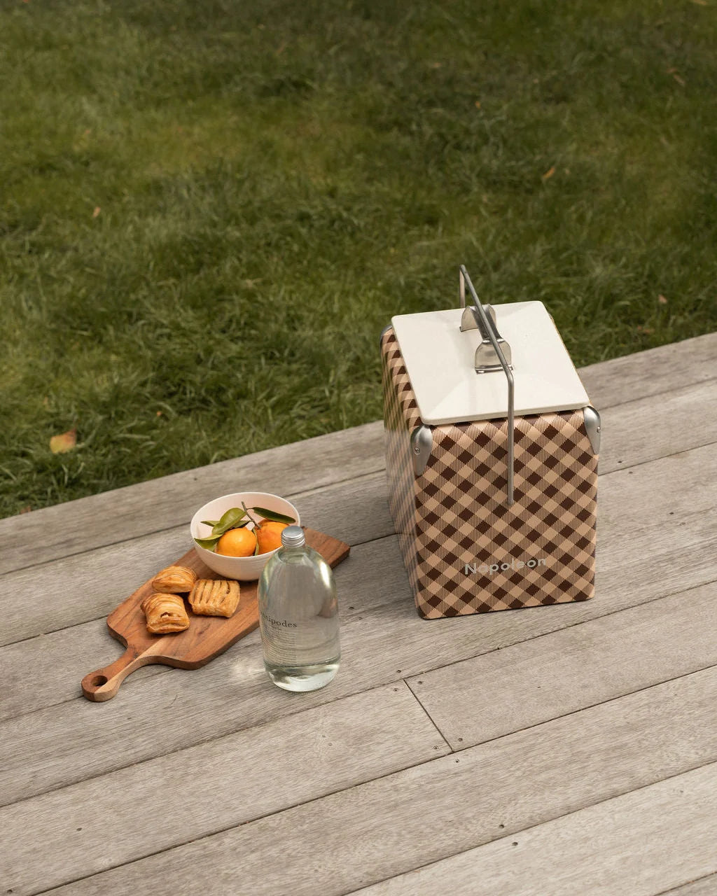 Mini Chilly Bin | Caramel Gingham