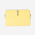 The Napoleon Goods Chilly Bin in Lemon Yellow on a blank background