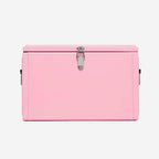 The Napoleon Goods Chilly Bin in Candy Pink on a blank background