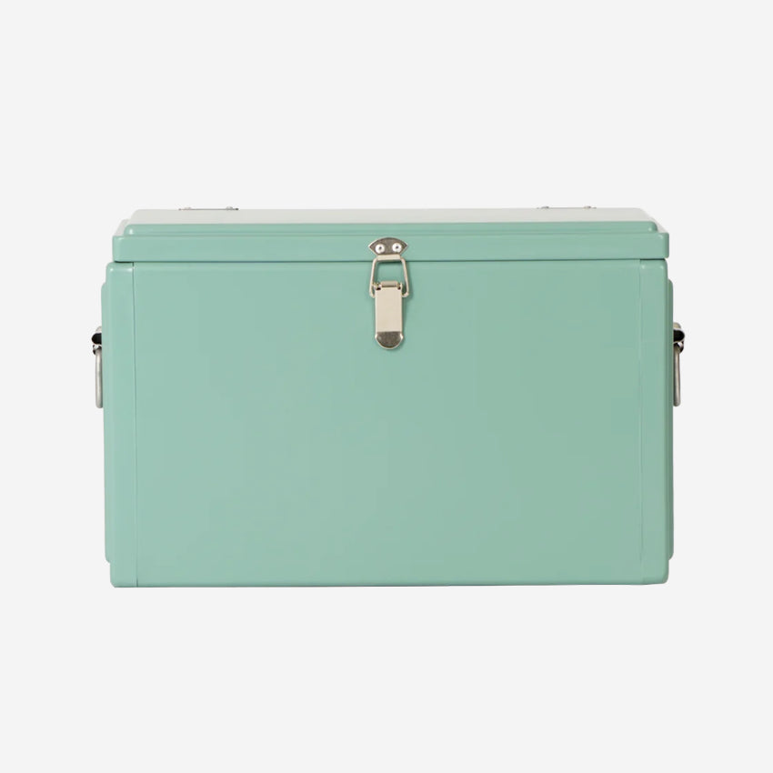 The Napoleon Goods Chilly Bin in Sage Green on a blank background