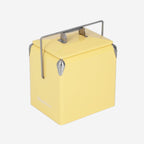 The Napoleon Goods Mini Chilly Bin in Lemon Yellow on a blank background