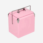 The Napoleon Goods Mini Chilly Bin in Candy Pink on a blank background