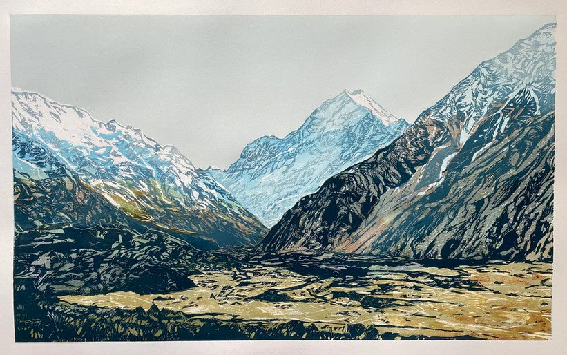 Aoraki From The Hermitage | Framed | 34/55