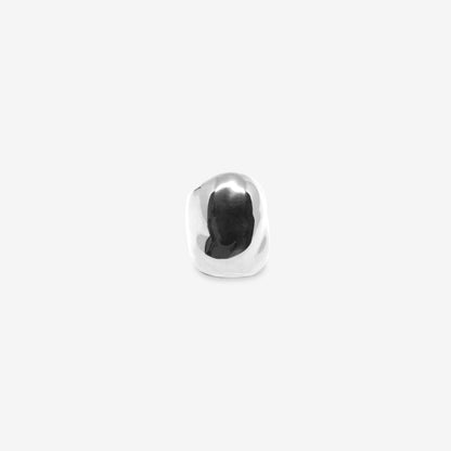 The Nina Gordon Dylan Dome Ring in Silver on a blank background