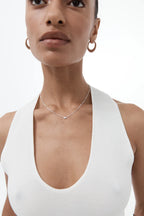 Mini Gemstone Drop Necklace