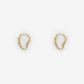 The Nina Gordon Version Hoops in Gold Vermeil on a blank background