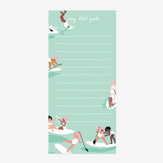 Magnetic Shopping List | Paddleboard