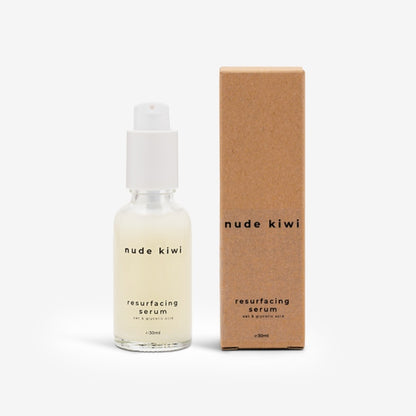 The Nude Kiwi Resurfacing Serum on a blank background