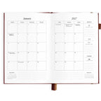 2027 A5 Horizontal Planner | Cherry
