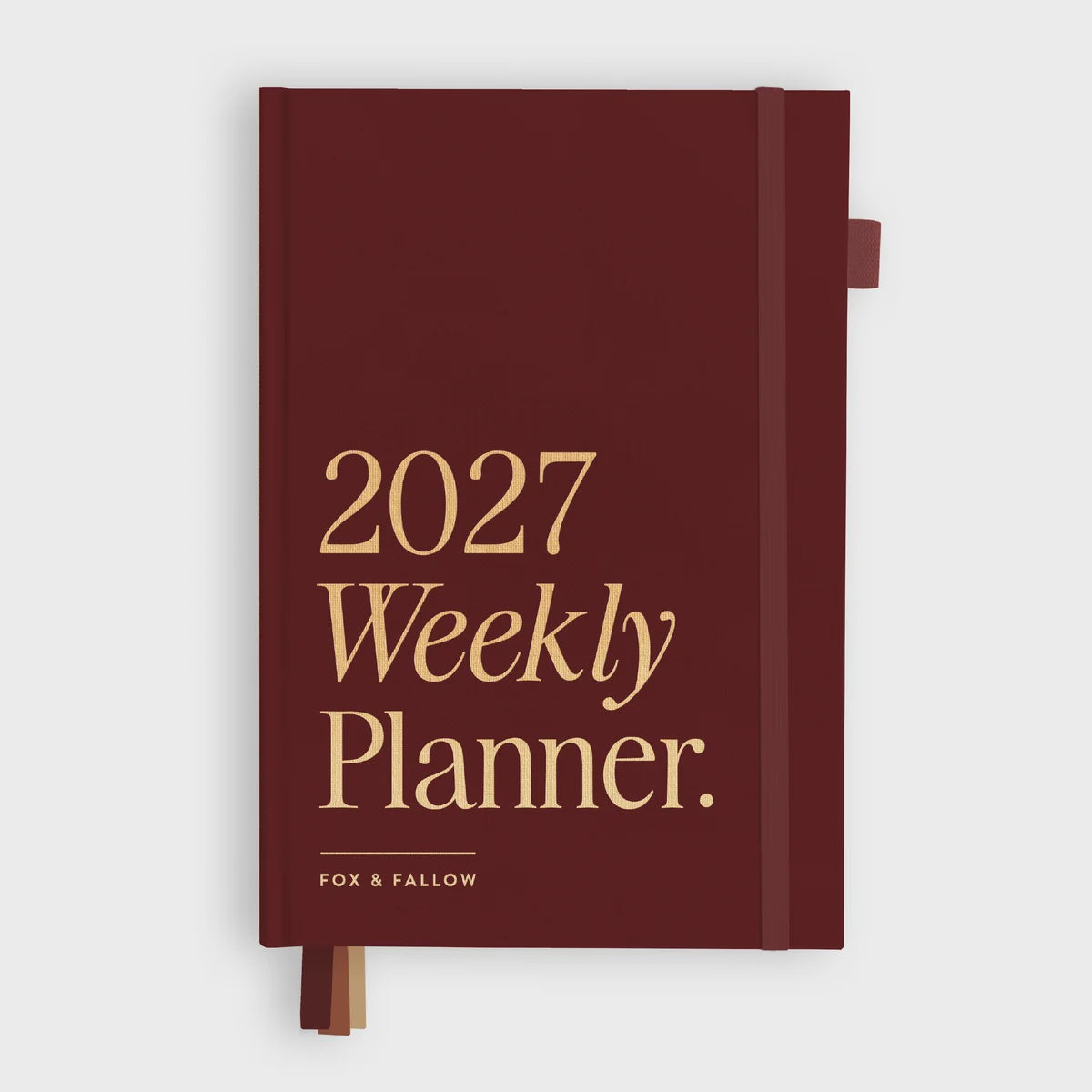 2027 A5 Horizontal Planner | Cherry