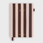 2027 A5 Academic Vertical Planner | Chocolate Stripe