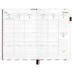 2027 A5 Academic Vertical Planner | Chocolate Stripe