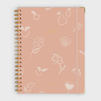 2027 A4 Academic Vertical Planner | Amalfi Peach