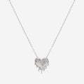 The PĀMU Aphrodite Necklace in Silver on a blank background