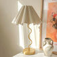 Cora Table Lamp | Brass + Linen