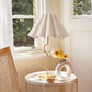 Cora Table Lamp | Brass + Linen