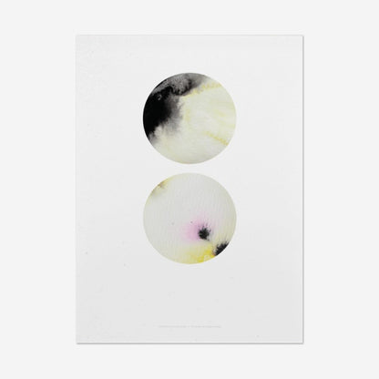 Twin Circles Art Print