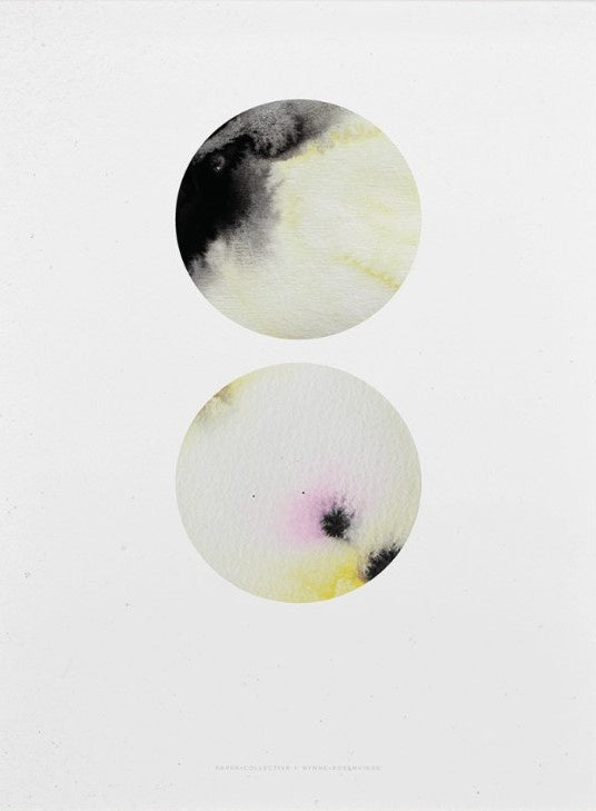 Twin Circles Art Print