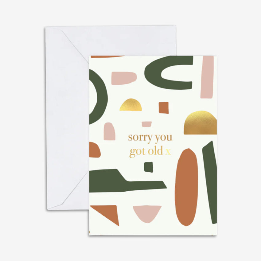 Sorry Old Papier HQ Sorry You Got Old Card | Wonder Room
