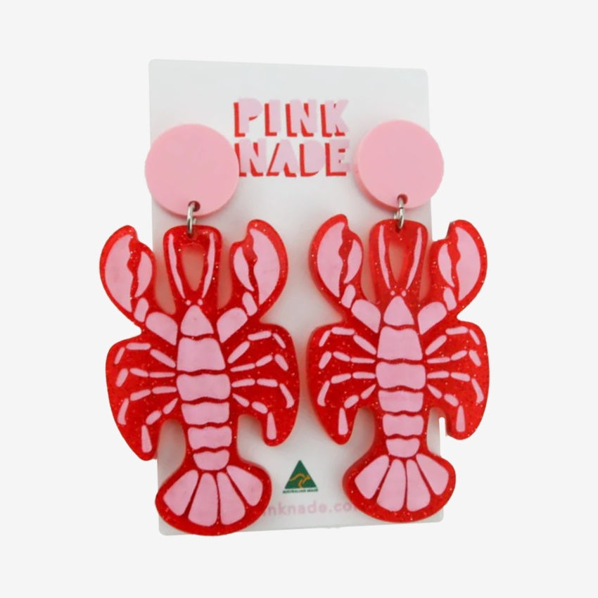 Lobster Dangle Earrings