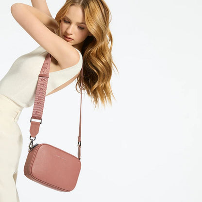 Plunder Bag w Webbed Strap | Dusty Rose