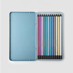 Coloured Pencils Set of 12 | Metallic