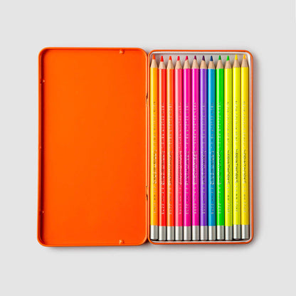 Coloured Pencils Set of 12 | Neon
