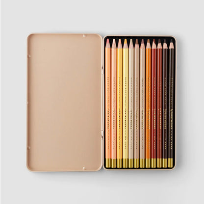 Coloured Pencils Set of 12 | Skintone