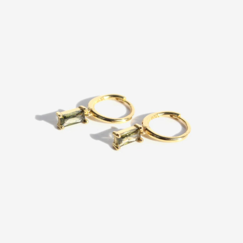 Huggie Drop Earrings