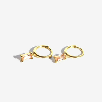 Huggie Drop Earrings