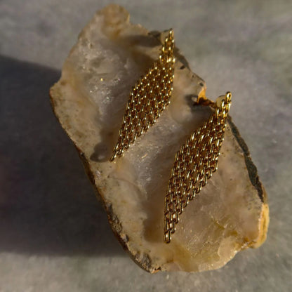 Mesh Diamond Earrings