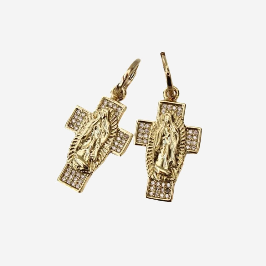 Seraph Symbol Earrings | Cross