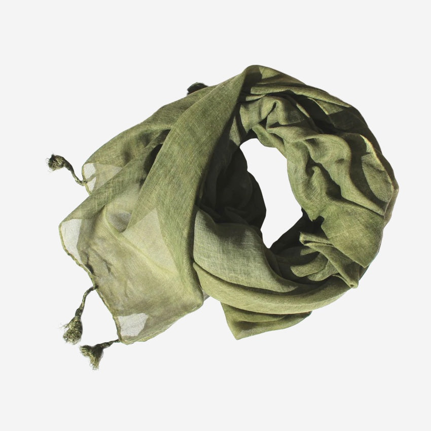 Tassel Scarf | Olive