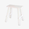 Teak Bench | White