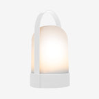 The Remember URI Lamp in Pure on a grey background