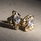 Rough Diamond Studs