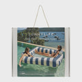 Luxe Twin Hammock | Le Weekend Navy Stripe