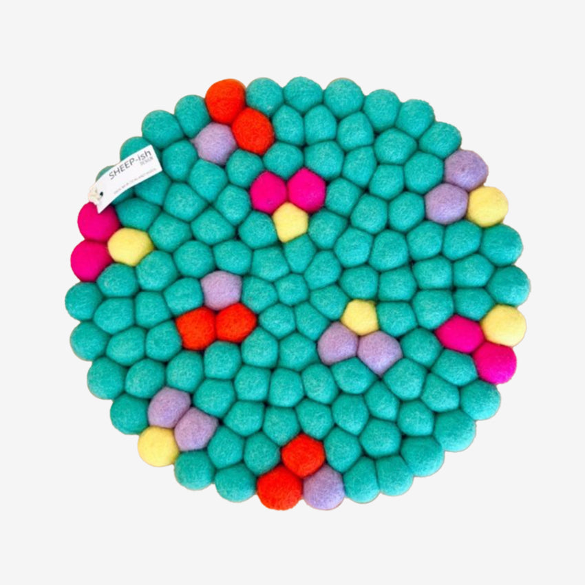 Felt Ball Pot Stand