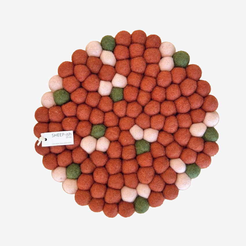Felt Ball Pot Stand