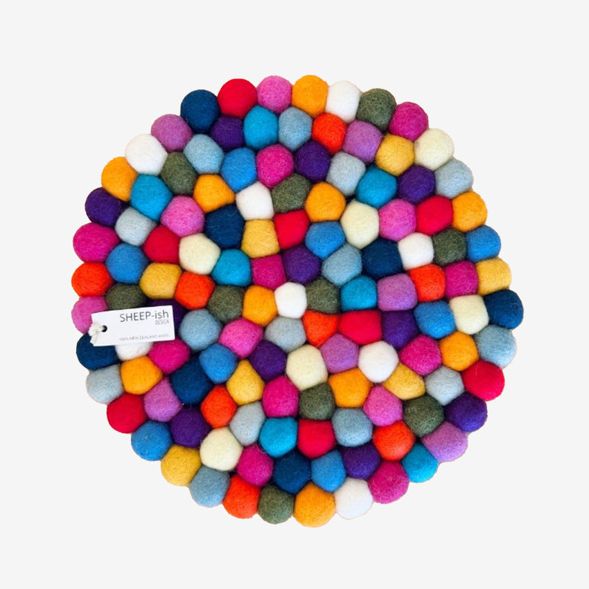 Felt Ball Pot Stand