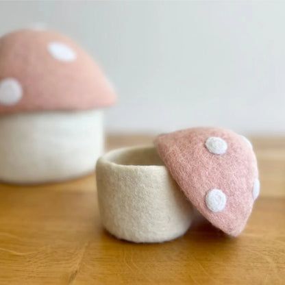 Toadstool Trinket Box | Blush