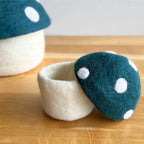 Toadstool Trinket Box | Deep Teal